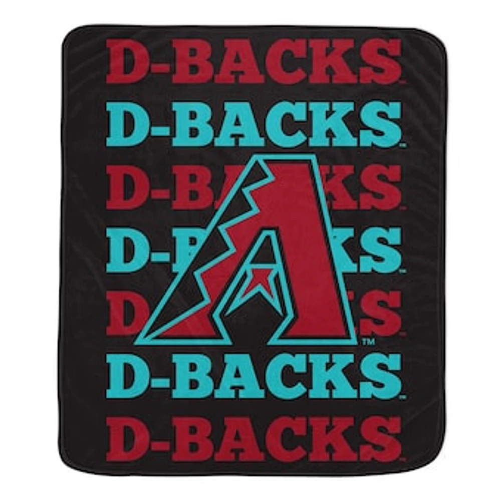 Pegasus Arizona Diamondbacks 60'' x 70'' Repeat Refresh Wordmark Plush Blanket