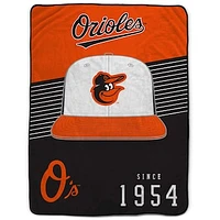 Pegasus Baltimore Orioles 60” x 80” Hat Stripes Throw Blanket