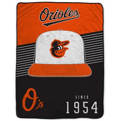 Pegasus Baltimore Orioles 60” x 80” Hat Stripes Throw Blanket