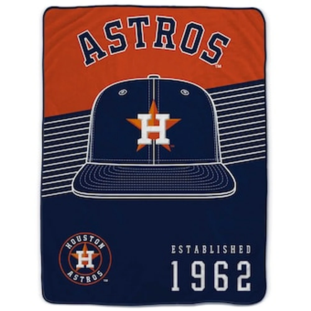 Pegasus Houston Astros 60” x 80” Hat Stripes Throw Blanket