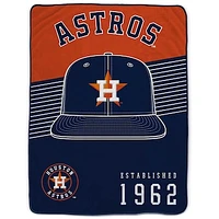 Pegasus Houston Astros 60” x 80” Hat Stripes Throw Blanket