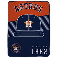 Pegasus Houston Astros 60” x 80” Hat Stripes Throw Blanket