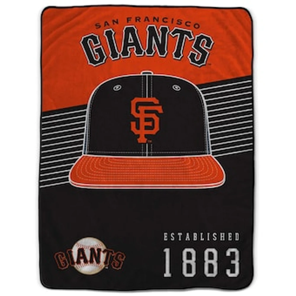 Pegasus San Francisco Giants 60” x 80” Hat Stripes Throw Blanket