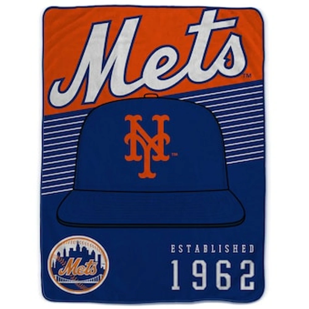 Pegasus New York Mets 60” x 80” Hat Stripes Throw Blanket