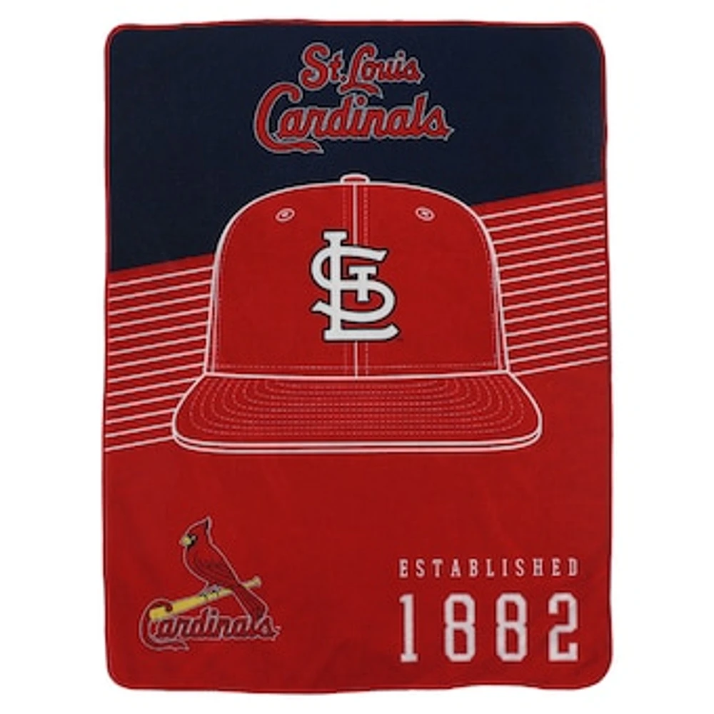 Pegasus St. Louis Cardinals 60” x 80” Hat Stripes Throw Blanket