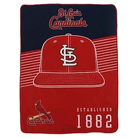 Pegasus St. Louis Cardinals 60” x 80” Hat Stripes Throw Blanket