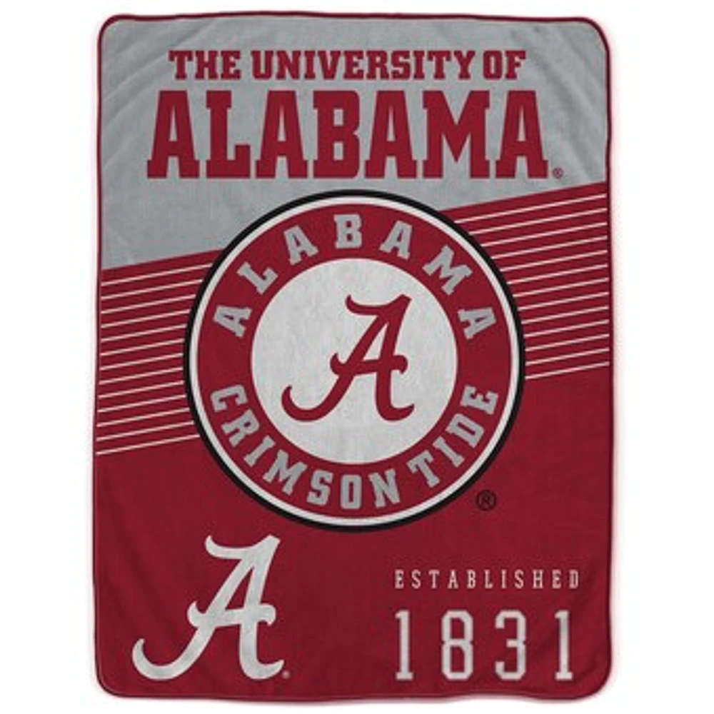 Pegasus Alabama Crimson Tide 60” x 80” Helmet Stripes Blanket