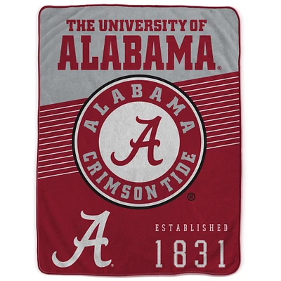 Pegasus Alabama Crimson Tide 60” x 80” Helmet Stripes Blanket