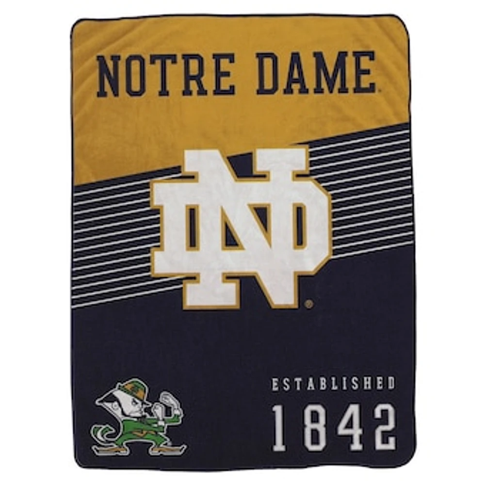 Pegasus Notre Dame Fighting Irish 60” x 80” Helmet Stripes Blanket