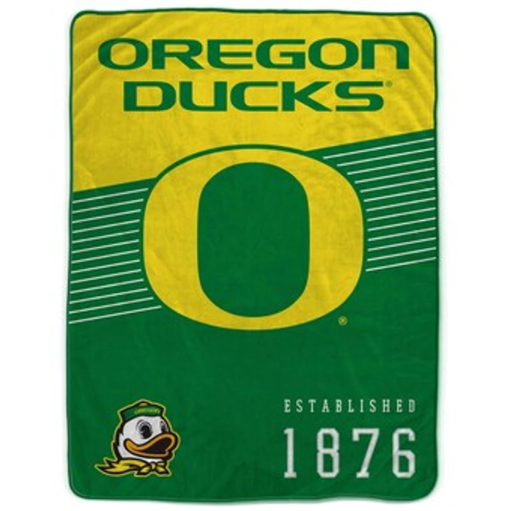 Pegasus Oregon Ducks 60” x 80” Helmet Stripes Blanket