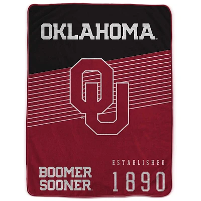 Pegasus Oklahoma Sooners 60” x 80” Helmet Stripes Blanket