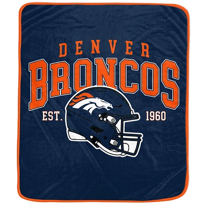 Pegasus  Denver Broncos Vintage Arch Ultra Soft 50" x 60" Blanket