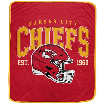 Pegasus  Kansas City Chiefs Vintage Arch Ultra Soft 50" x 60" Blanket