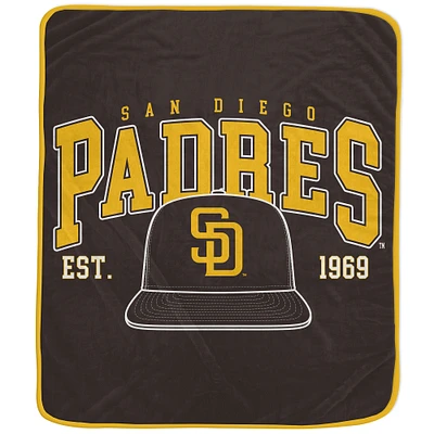 Pegasus  San Diego Padres Vintage Arch Ultra Soft 50" x 60" Blanket