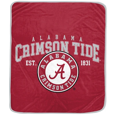 Pegasus  Alabama Crimson Tide Vintage Arch Ultra Soft 50" x 60" Blanket