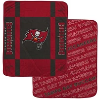 Pegasus  Tampa Bay Buccaneers 60” x 70” Reverse Block Double-Sided Ultra Cozy Blanket