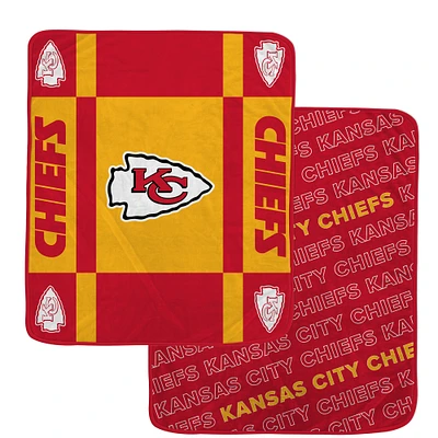 Pegasus  Kansas City Chiefs 60” x 70” Reverse Block Double-Sided Ultra Cozy Blanket