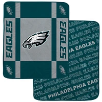 Pegasus  Philadelphia Eagles 60” x 70” Reverse Block Double-Sided Ultra Cozy Blanket