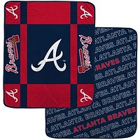 Pegasus  Atlanta Braves 60” x 70” Reverse Block Double-Sided Ultra Cozy Blanket