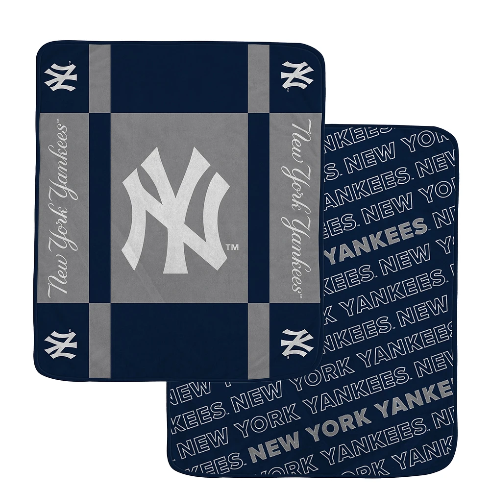 Pegasus  New York Yankees 60” x 70” Reverse Block Double-Sided Ultra Cozy Blanket