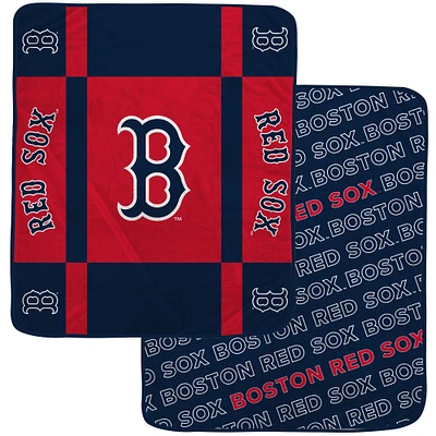 Pegasus  Boston Red Sox 60” x 70” Reverse Block Double-Sided Ultra Cozy Blanket