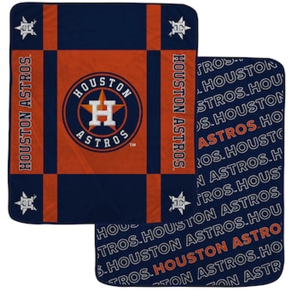 Pegasus  Houston Astros 60” x 70” Reverse Block Double-Sided Ultra Cozy Blanket