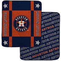 Pegasus  Houston Astros 60” x 70” Reverse Block Double-Sided Ultra Cozy Blanket