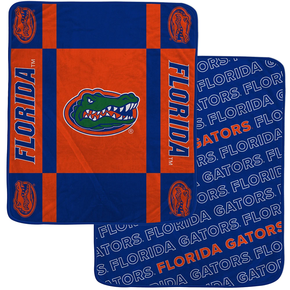 Pegasus  Florida Gators 60” x 70” Reverse Block Double-Sided Ultra Cozy Blanket