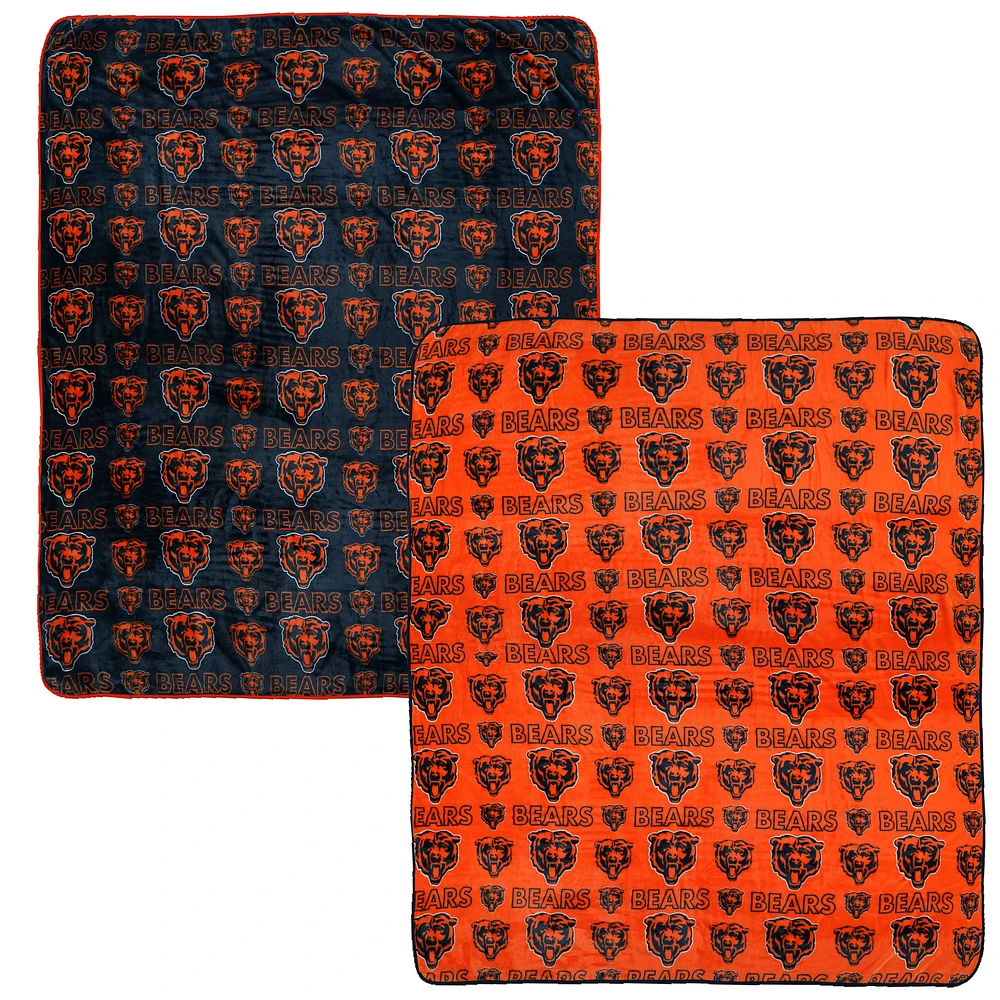 Pegasus Chicago Bears 60” x 70” Home & Away Two-Piece Blanket Set