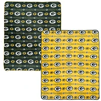 Pegasus Green Bay Packers 60” x 70” Home & Away Two-Piece Blanket Set