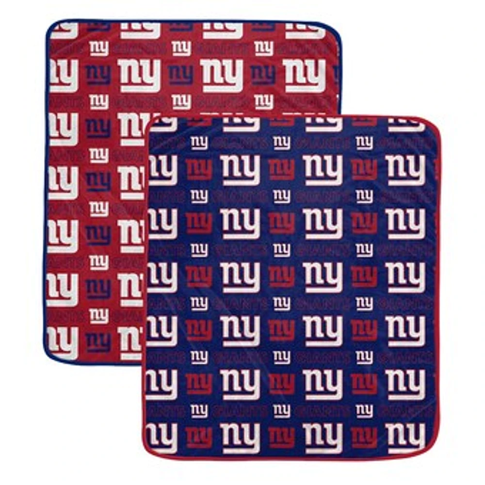 Pegasus New York Giants 60” x 70” Home & Away Two-Piece Blanket Set