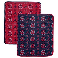 Pegasus Atlanta Braves 60” x 70” Home & Away Two-Piece Blanket Set