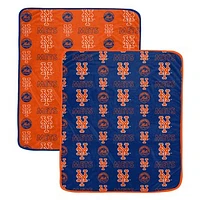 Pegasus New York Mets 60” x 70” Home & Away Two-Piece Blanket Set