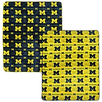 Pegasus Michigan Wolverines 60” x 70” Home & Away Two-Piece Blanket Set