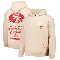 Unisex The Wild Collective Cream San Francisco 49ers Fleece Pullover Hoodie