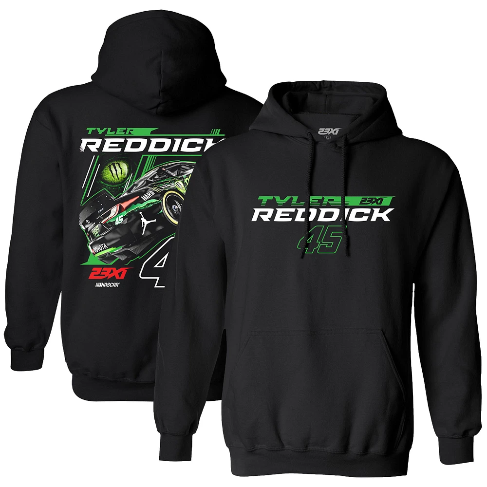 Men's 23XI Racing  Black Tyler Reddick Beast Pullover Hoodie