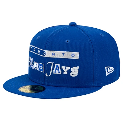 Men's New Era Royal Toronto Blue Jays Ransom 59FIFTY Fitted Hat