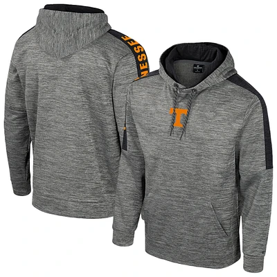 Men's Colosseum Heather Gray Tennessee Volunteers Dozer Pullover Hoodie