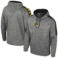 Men's Colosseum Heather Gray Missouri Tigers Dozer Pullover Hoodie