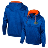 Men's Colosseum Royal Florida Gators Cypher Half-Zip Hoodie