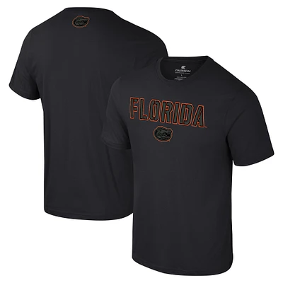 Men's Colosseum Black Florida Gators Color Pop Active Blend T-Shirt