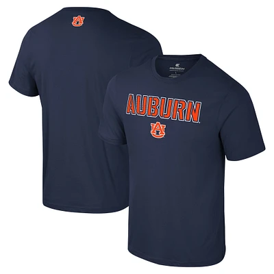 Men's Colosseum Navy Auburn Tigers Color Pop Active Blend T-Shirt