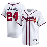 Men's Nike Jarred Kelenic White Atlanta Braves Home Limited Player Jersey