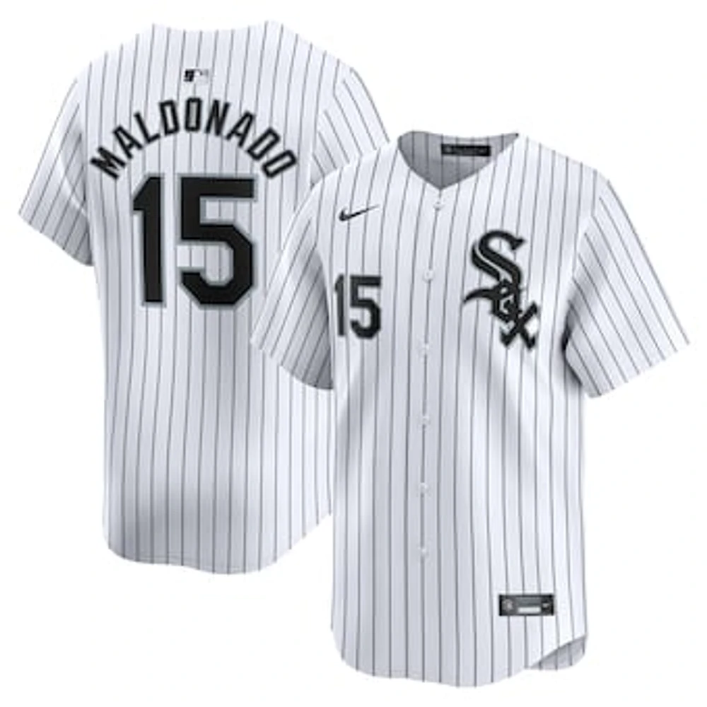 Men's Nike Martín Maldonado White Chicago Sox Home Limited Player Jersey