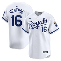 Men's Nike Hunter Renfroe White Kansas City Royals Home Limited Player Jersey