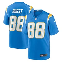 Men's Nike Hayden Hurst  Powder Blue Los Angeles Chargers Game Jersey