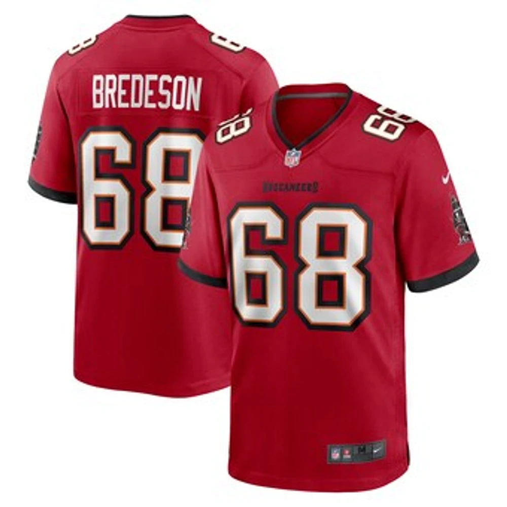 Men's Nike Ben Bredeson  Red Tampa Bay Buccaneers Game Jersey