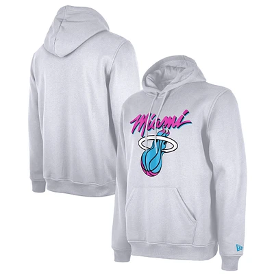 Men's New Era Miami Heat 2024/25 City Edition Pullover Hoodie