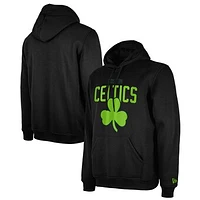 Men's New Era  Black Boston Celtics 2024/25 City Edition Pullover Hoodie