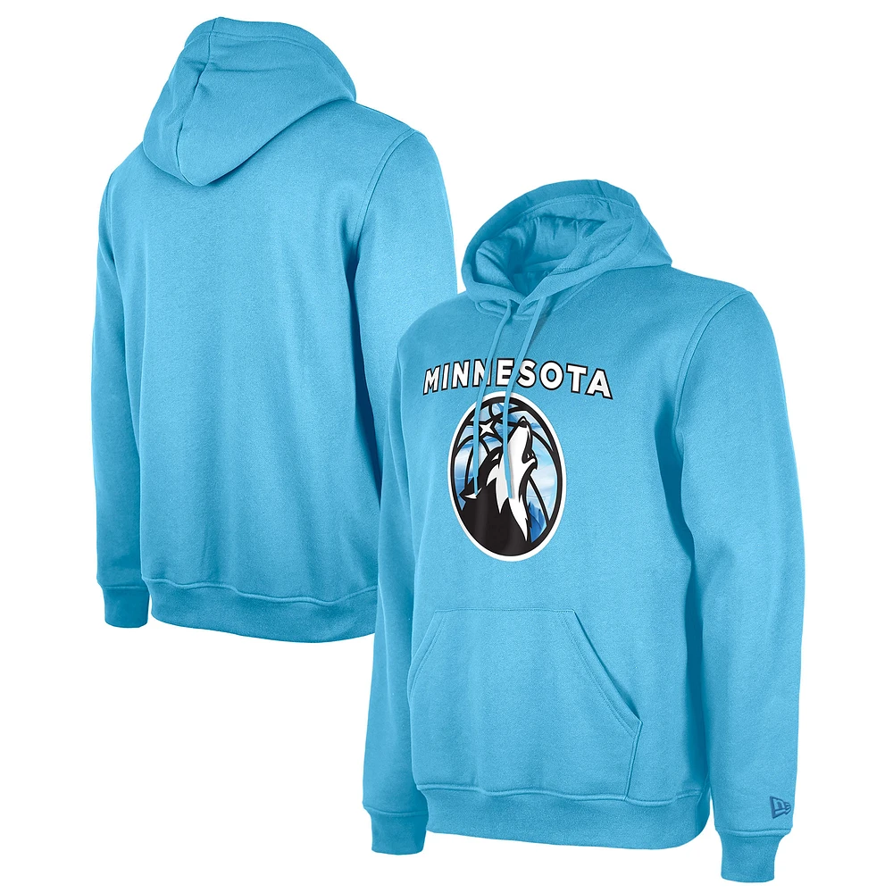 Men's New Era  Blue Minnesota Timberwolves 2024/25 City Edition Pullover Hoodie